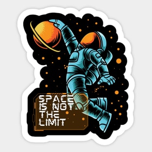 Space is not the limit Sticker